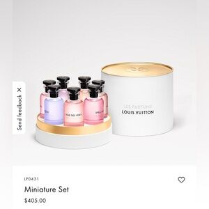 Louis Vuitton Miniature Perfume Set